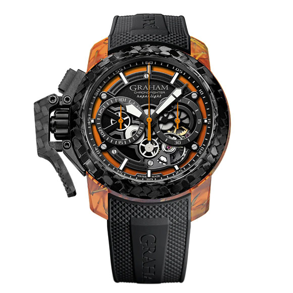 CHRONOFIGHTER SUPERLIGHT CARBON SKELETON – TRANSLUCENT ORANGE