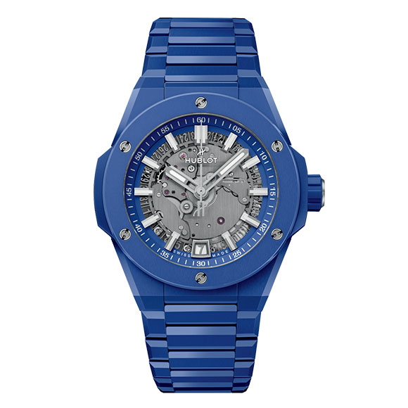 BIG BANG INTEGRATED TIME ONLY BLUE INDIGO CERAMIC