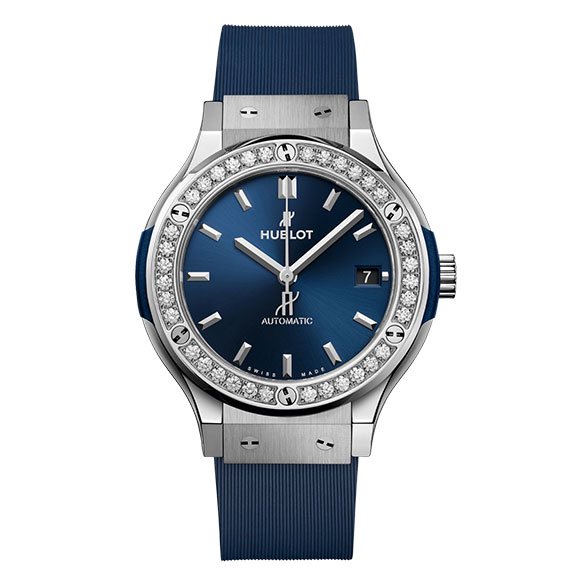 CLASSIC FUSION TITANIUM BLUE DIAMONDS