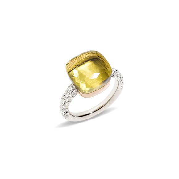 NUDO WITH DIAMONDS RING PAB4010O6000DB0QL｜Pomellato (ポメラート