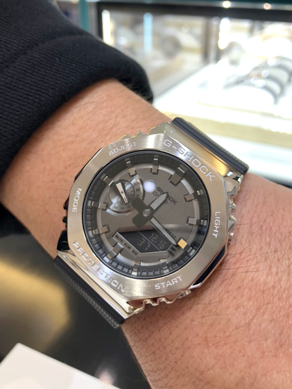 フルメタル CASIO G-SHOCK GM-2100-1AJF カシオーク - 腕時計(アナログ)